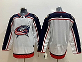 Blue Jackets Blank White Adidas Jersey,baseball caps,new era cap wholesale,wholesale hats